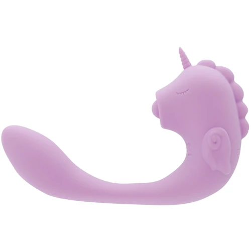 Вібратор-єдиноріжка Unihorn - C Horse - Marina Lilac, вагінально-кліторальна стимуляція