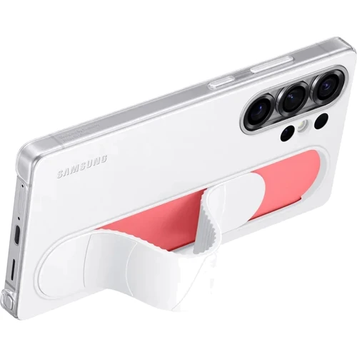 Чехол для телефонов Samsung Standing Grip Case White (EF-GS938CWEGWW) for Samsung S938 Galaxy S25 Ultra: Материал поликарбонат / силикон