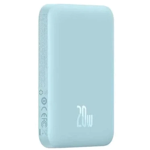 Внешний аккумулятор Baseus Power Bank 10000mAh Mini Magnetic Wireless 20W Blue (PPCX110103): Кабели/переходники для смартфонов в комплекте USB Type-C