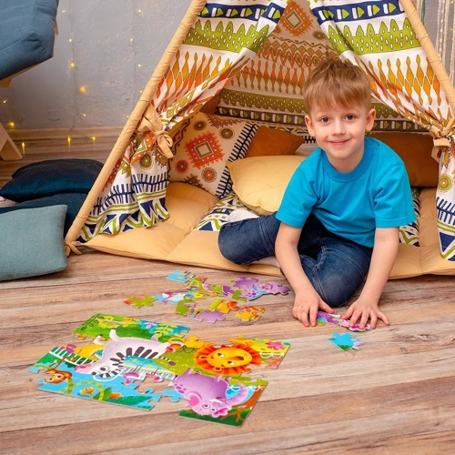 Пазлы Vladi Toys Maxi Зоопарк (RK1080-02)