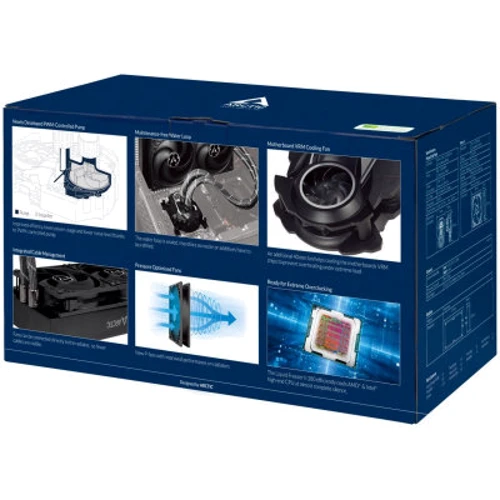 Кулер Arctic Liquid Freezer II 280 (ACFRE00066B): Кількість вентиляторів, шт 2