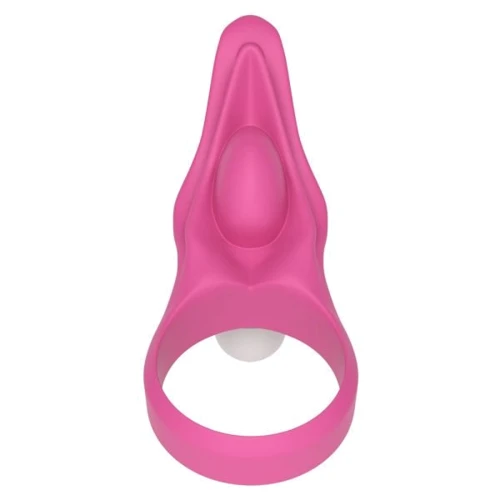 Ерекційне віброкільце LoveToy Power Clit Cockring, Pink: Виробник LOVETOY