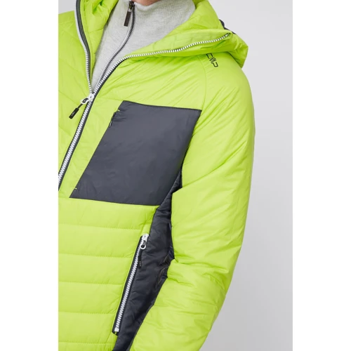 Куртка CMP Man Jacket Fix Hood Acido 31Z2247-E112 50 салатова демісезонна з капюшоном: Довжина рукава Довгий