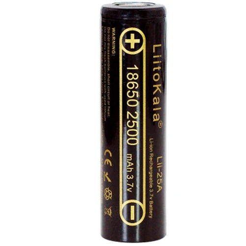 LiitoKala 18650 2500mAh Li-Ion 1шт (Lii-25A)
