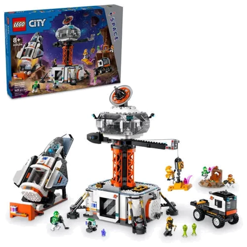 Конструктор LEGO City Космічна база зі стартовим майданчиком (60434): Серія City