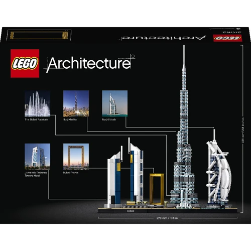 LEGO Architecture Дубай (21052): Рекомендуемый возраст 16+
