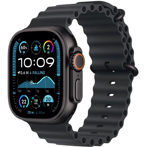 Apple Watch Ultra 2 2024 GPS + Cellular 49mm Black Titanium Case with Black Ocean Band (MX4P3UL/A) фото 7
