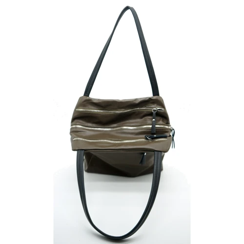 Жіноча сумка тоут ARTiS Bags зелена (1735 7306-7019-4620): Фактура Матовая, Под змею, Гладкая