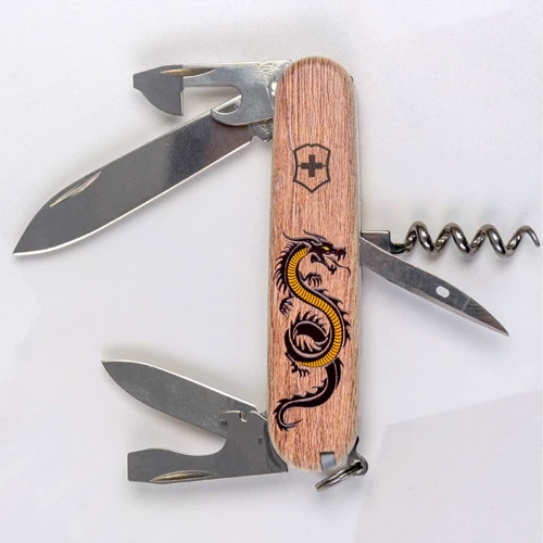 Мультитул Victorinox SPARTAN ZODIAC 3D Деревянный дракон 1.3603.7.Z3310h (Vx13603.7_Z3310h) фото 5