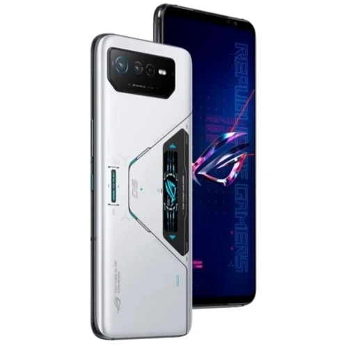 Смартфон Asus ROG Phone 6 Pro 18/512GB Storm White: Камера Тройная 50 МП (f/1.9) + 13 МП (f/2.2) + 5 МП / LED вспышка / HDR / панорама / Фронтальная 12 МП