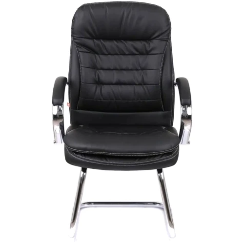 Крісло конференційне АКЛАС Валенсія CF (XY-7004G-1) Чорний (PU Black) (00161482)