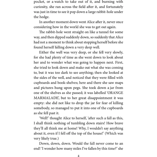 Lewis Carroll: Alice's Adventures in Wonderland: Кількість сторінок 109