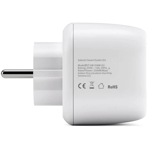 Розумна розетка Satechi Smart Outlet White (ST-HK1OAW-EU) фото 1