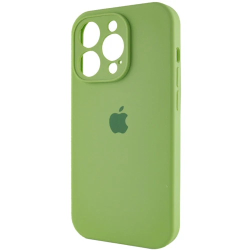 Чехол для iPhone Mobile Case Silicone Case Full Camera Protective Mint for iPhone 15 Pro Max: Материалы Силикон