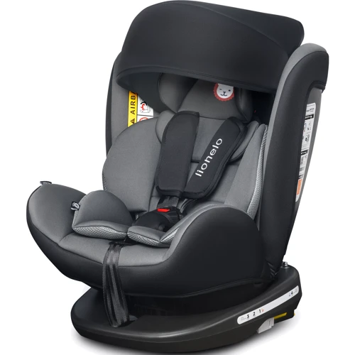 Автокресло Lionelo Bastiaan (0-36 кг) (grey/black)