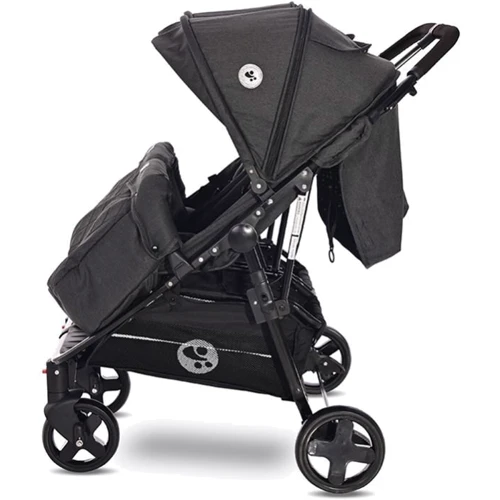 Коляска для двойни Lorelli DUO (black dots): Ширина шасси 88 см
