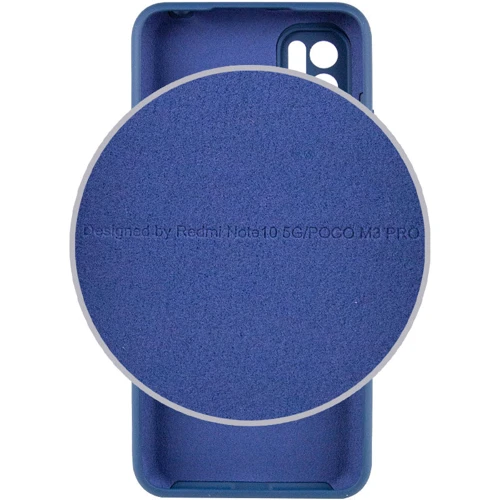 Чехол для телефонов Mobile Case Silicone Cover Shield Camera Navy Blue for Xiaomi Redmi Note 10 5G / Poco M3 Pro / Poco M3 Pro 5G: Тип накладка на заднюю часть