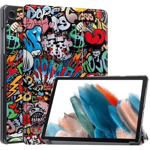 Аксессуар для планшетных ПК BeCover Smart Case Graffiti for Samsung X133/X135 Galaxy Tab A11 (713975): Цвет разноцветный