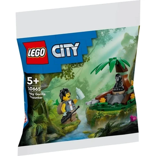 Конструктор LEGO Minifigures Зустріч з малюком горили (30665): Серія Minifigures