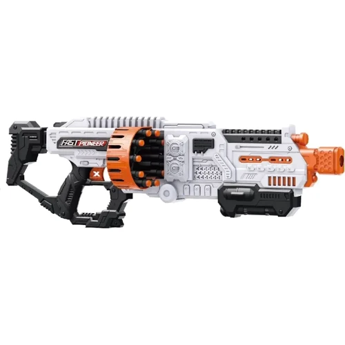 

Игрушечный пулемет Fast Pioneer Electric с двойным барабаном и мягкими патронами 36 шт. (BIG527)