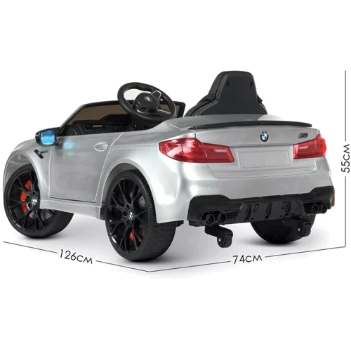 Детский электромобиль Bambi Racer BMW M5 серый (M 4791EBLRS-11) фото 10