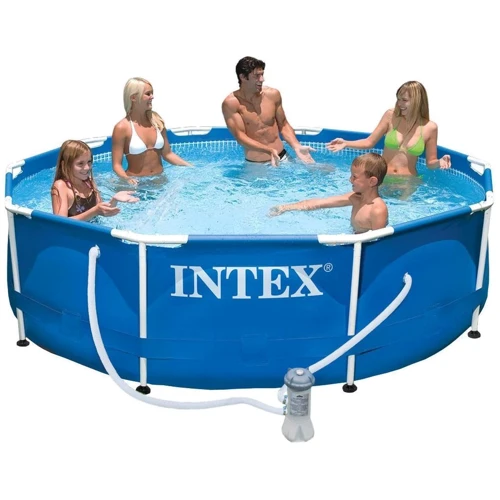 Каркасний басейн Intex Metal Frame Pool (28212), 366*76 см (2 006 л/ч) фото 1