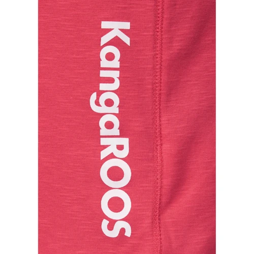Сукня KangaROOS 629527 52 рожеве спортивне до середини стегна: Фасон Плаття-футболка