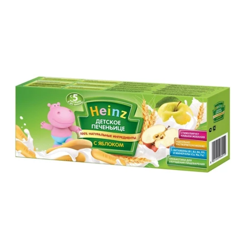Heinz детское печенье с яблоком (8001040097922)