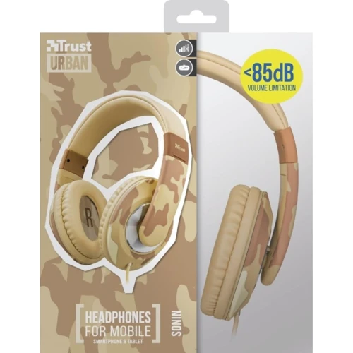 Наушники Trust Sonin Kids Over-Ear Desert Camo (22204): Назначение Для смартфона
