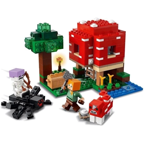 Конструктор LEGO Minecraft Грибний будинок 272 деталі (21179) фото 6