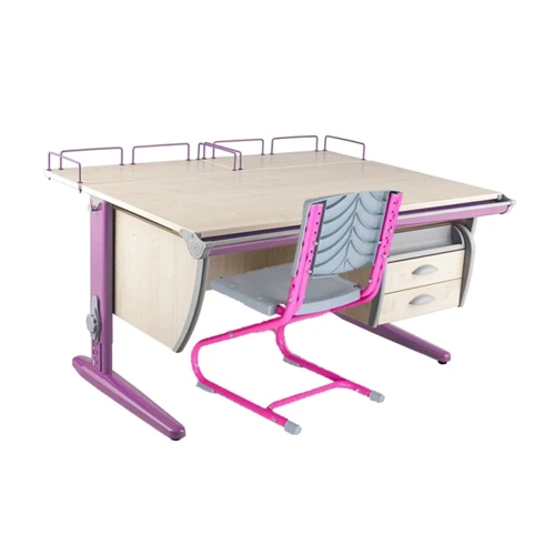 Набір меблів Дэми (пластик) клен/рожевий (Д-20031130): Вік дитини від 6-ти років