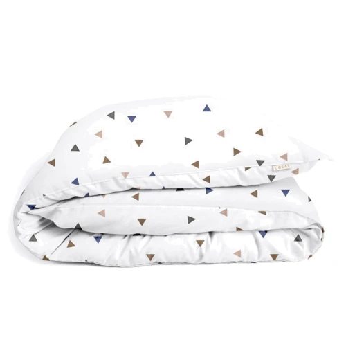 Комплект постільної білизни Cosas Delta Color Chocolate дитячий на гумці 110x140 см (DeltaColor_Chocolate_140)