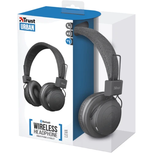 Наушники Trust Leva Wireless Bluetooth Headphone: Чувствительность (дБ) 95