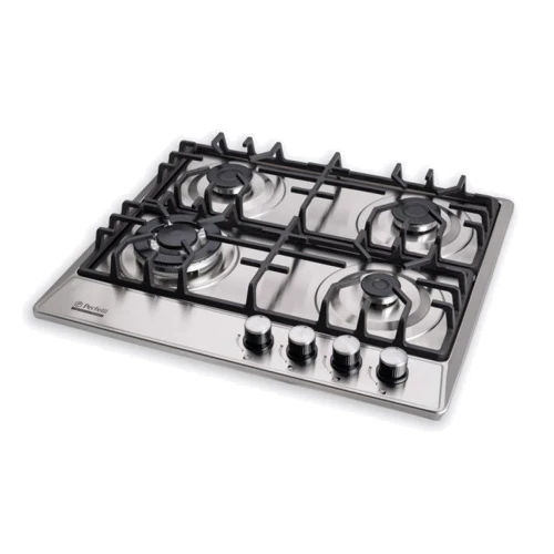 Варочная поверхность газовая Perfelli HGM 61220 I: Рабочая поверхность нержавеющая сталь