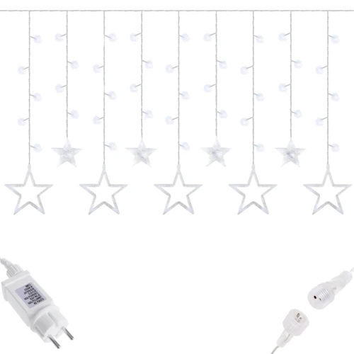 Гирлянда Springos бахрома уличная 2 м 92 LED холодный белый (CL4009) фото 8