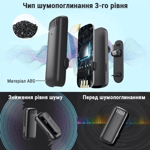 Петличний мікрофон Inspire J11 Type-C (Ins-J11-C): Тип Для планшетов, смартфонов