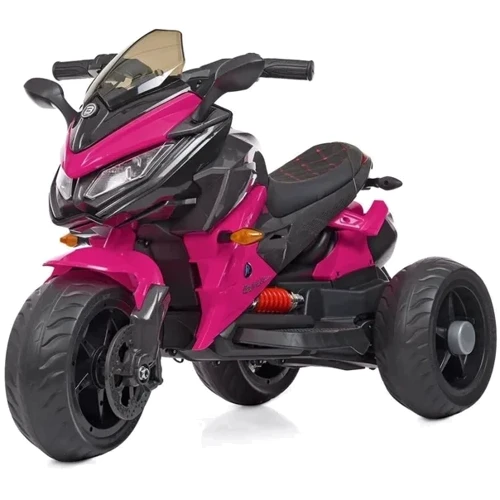 Детский электромотоцикл 3 колесный Bambi Racer розовый (M 4274EL-8)