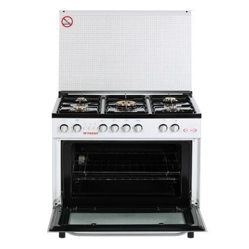 Газова плита Fresh N90 G5 / 01 (60x90) (білий / нержавіюча сталь): Розміри (ВxШxГ) 85x90x60 см