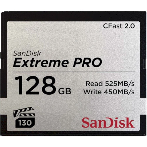 Карта памяти SanDisk 128GB Compact Flash eXtreme Pro (SDCFSP-128G-G46D)