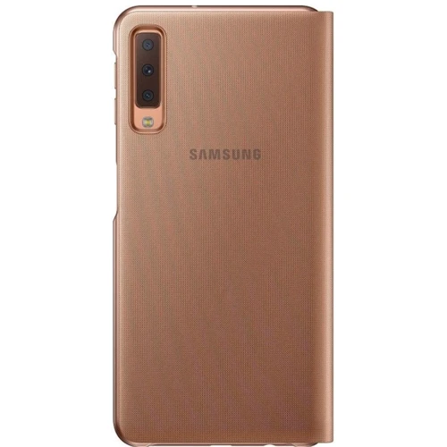Чохол для телефона Samsung Wallet Cover Gold (EF-WA750PFEGRU) для Samsung A750 Galaxy A7 2018: Сумісність Samsung A750 Galaxy A7 2018