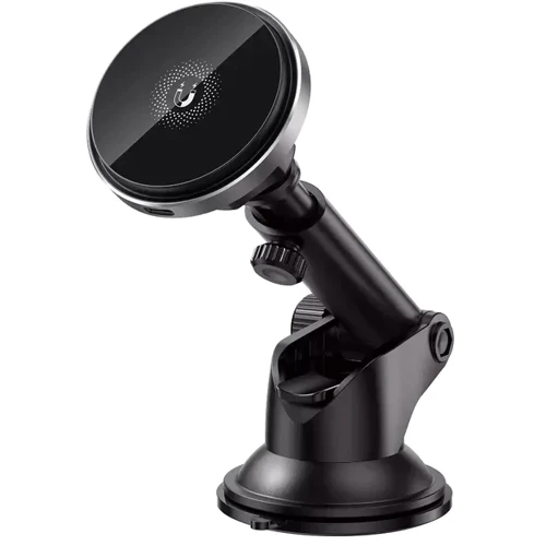 Держатель XO Car Holder CX017 Wireless Charger 15W Black for iPhone 16 I 15 I 14 I 13 I 12 series