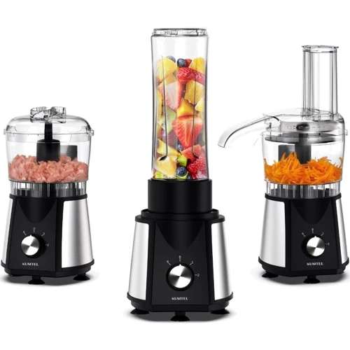 Кухонный комбайн Kumtel HFP-02 Inox&Black