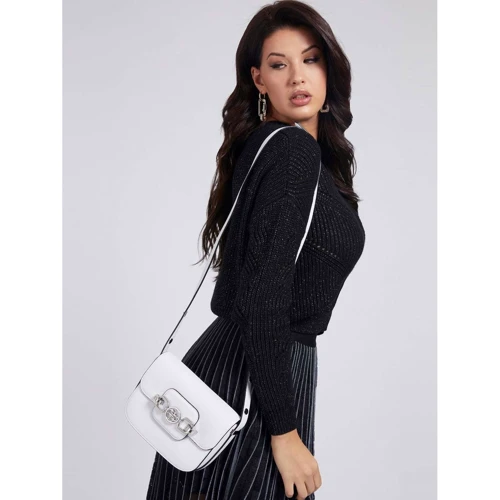 Женская сумка через плечо Guess Hensely Mini Cnvrtbl Xbdy Flap белая (HWVY8113780-WHI): Тип Сумки