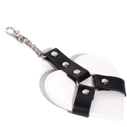 Брелок на карабине для ключей Art of Sex Chained Heart белый