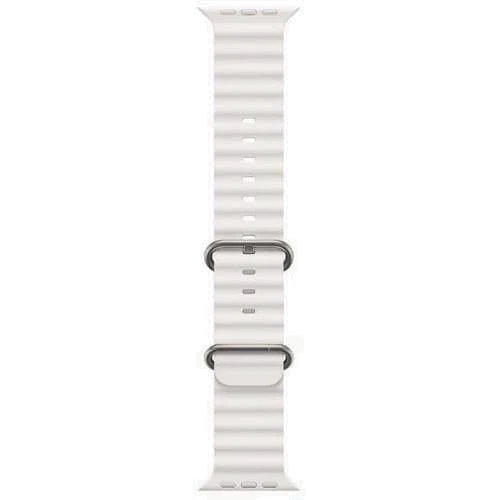 Apple Watch Ultra 2 GPS + Cellular 49mm Titanium Case with White Ocean Band (MREJ3)  фото 8