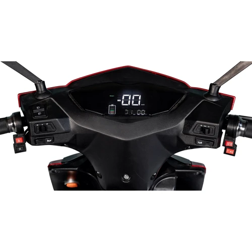 Электроскутер Atlas Pegas 1500W Lithium Red: Допустимая нагрузка, кг 200