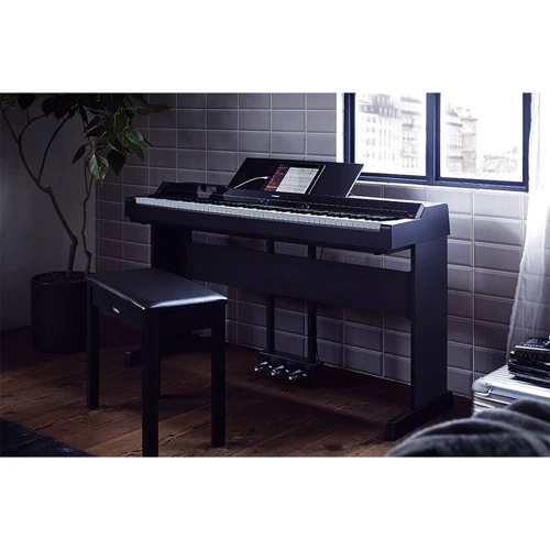 Цифровое пианино YAMAHA P-S500 (Black): Вид С банкеткой