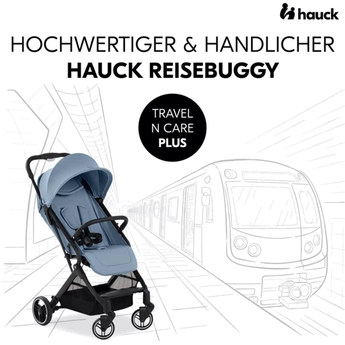 Коляска прогулочная Hauck Travel N Care Plus Dusty Blue (16019-0): Возможность установки люльки нет