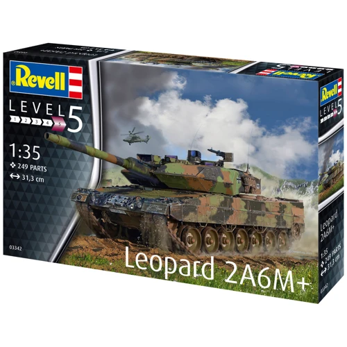 Сборная модель-копия Revell Танк Леопард 2 A6M+ уровень 5 масштаб 1:35: Производитель Revell