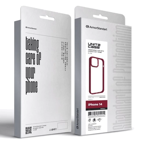 Чехол для iPhone ArmorStandart UNIT2 Case Marsala for iPhone 14 (ARM69943): Тип аксессуара чехол
